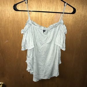 Off the shoulder shirt